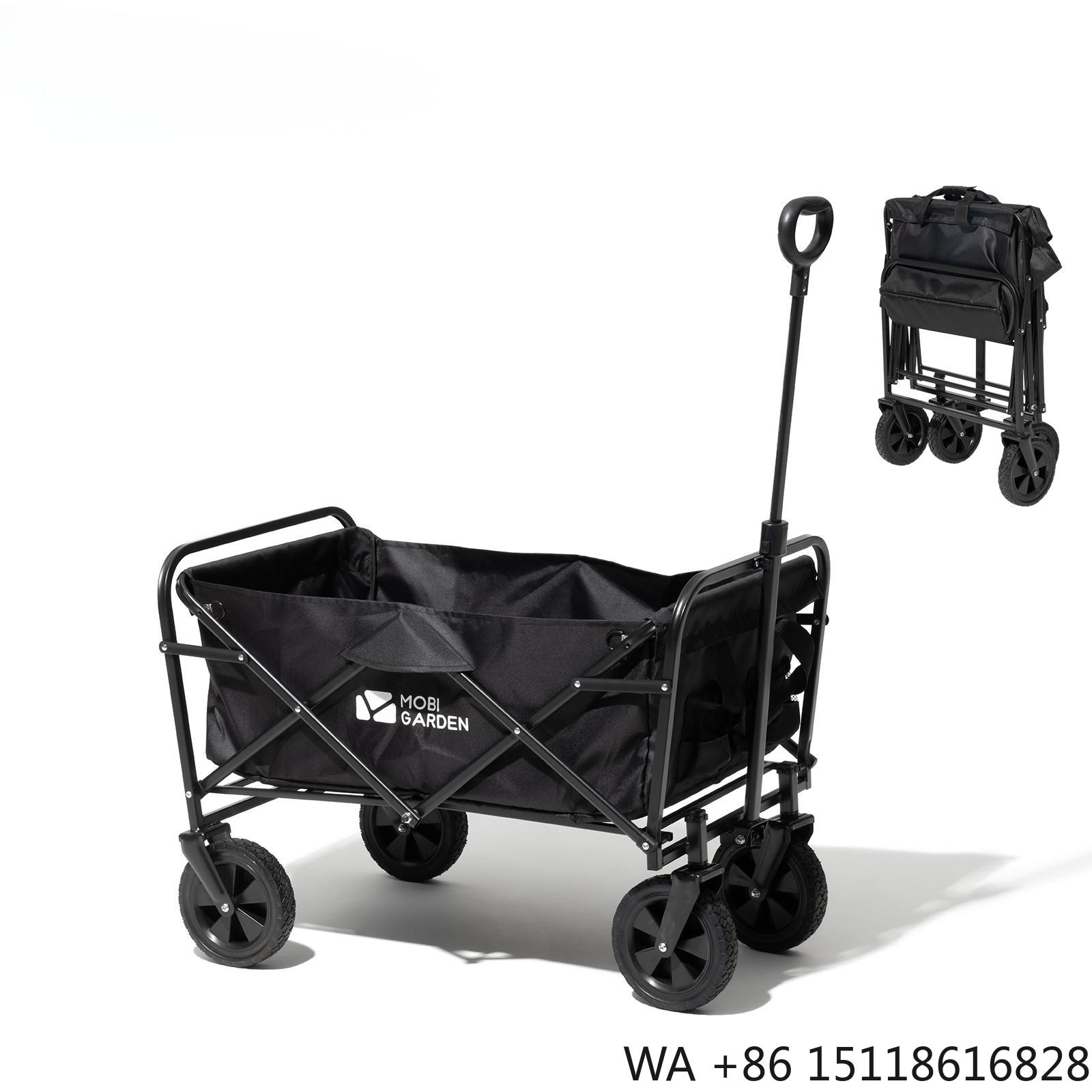 Outdoor Adventure Table With Storage - Mobi Garden Lichtgewicht Vierwielige Inklapbare Campingwagen