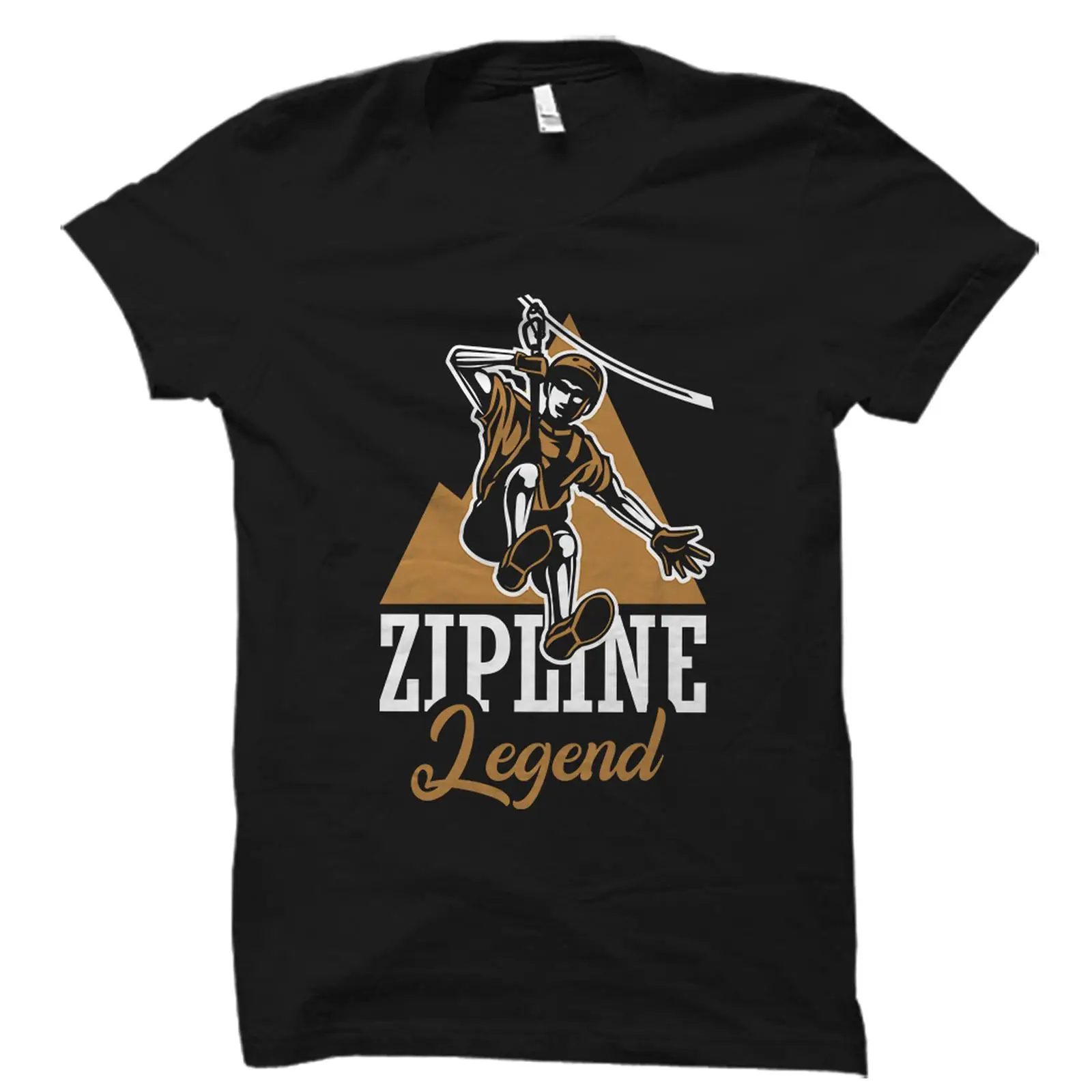 Outdoor Adventure Zipline - Zipline Legend T-shirt Grappig Ziplining Voor