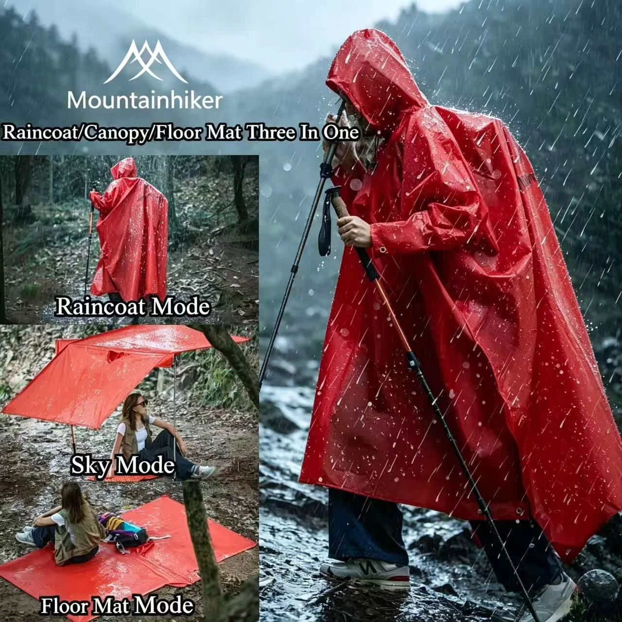 Mountainhiker 3-in-1 regenjas  - Outdoor Adventure Windbreaker recensie en prijs