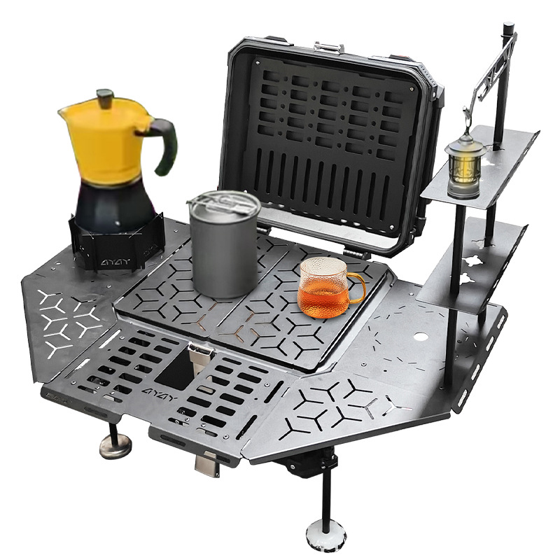 Multifunctionele gepantserde s - Outdoor Adventure Table With Storage recensie en prijs