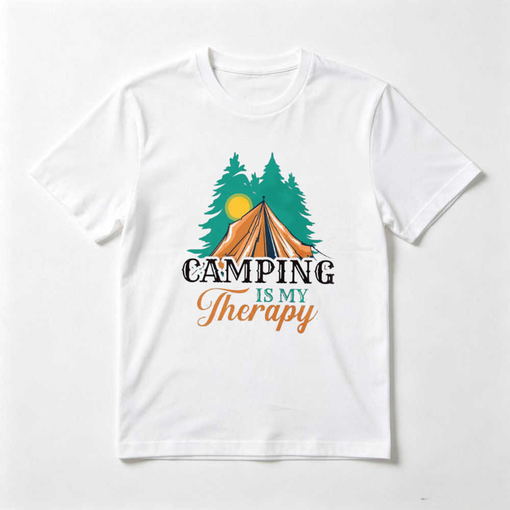 Camping Is My Therapy T-Shirt  - Outdoor Adventure Therapy recensie en prijs