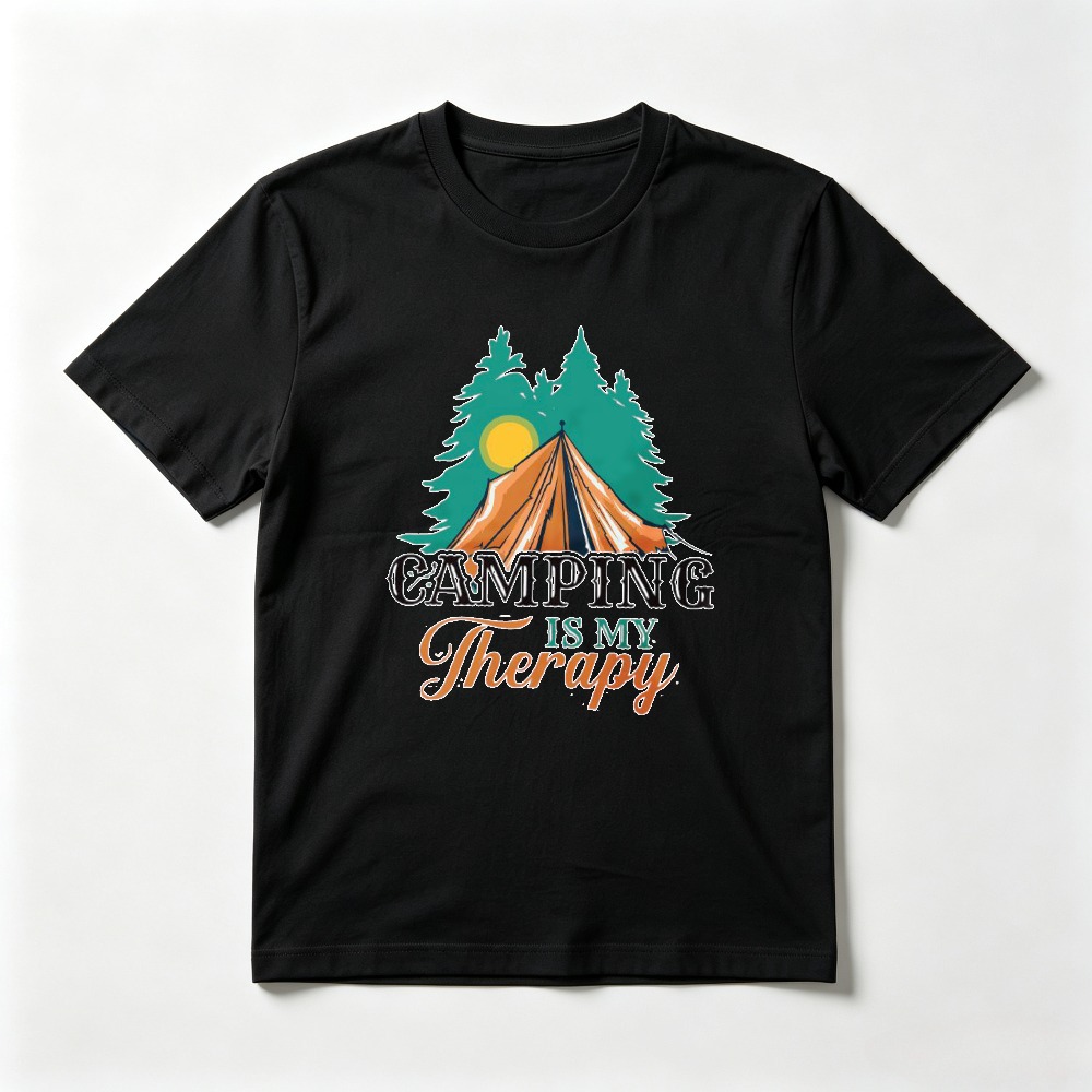Camping Is My Therapy T-Shirt  - Outdoor Adventure Therapy recensie en prijs
