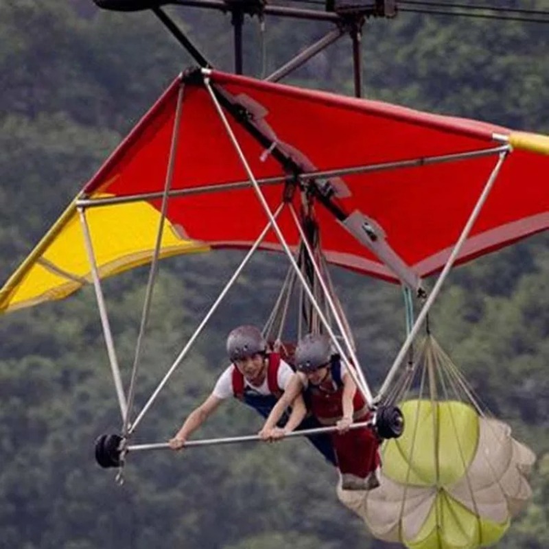 Buitenparcours met glijbaan, z - Outdoor Adventure Zipline recensie en prijs