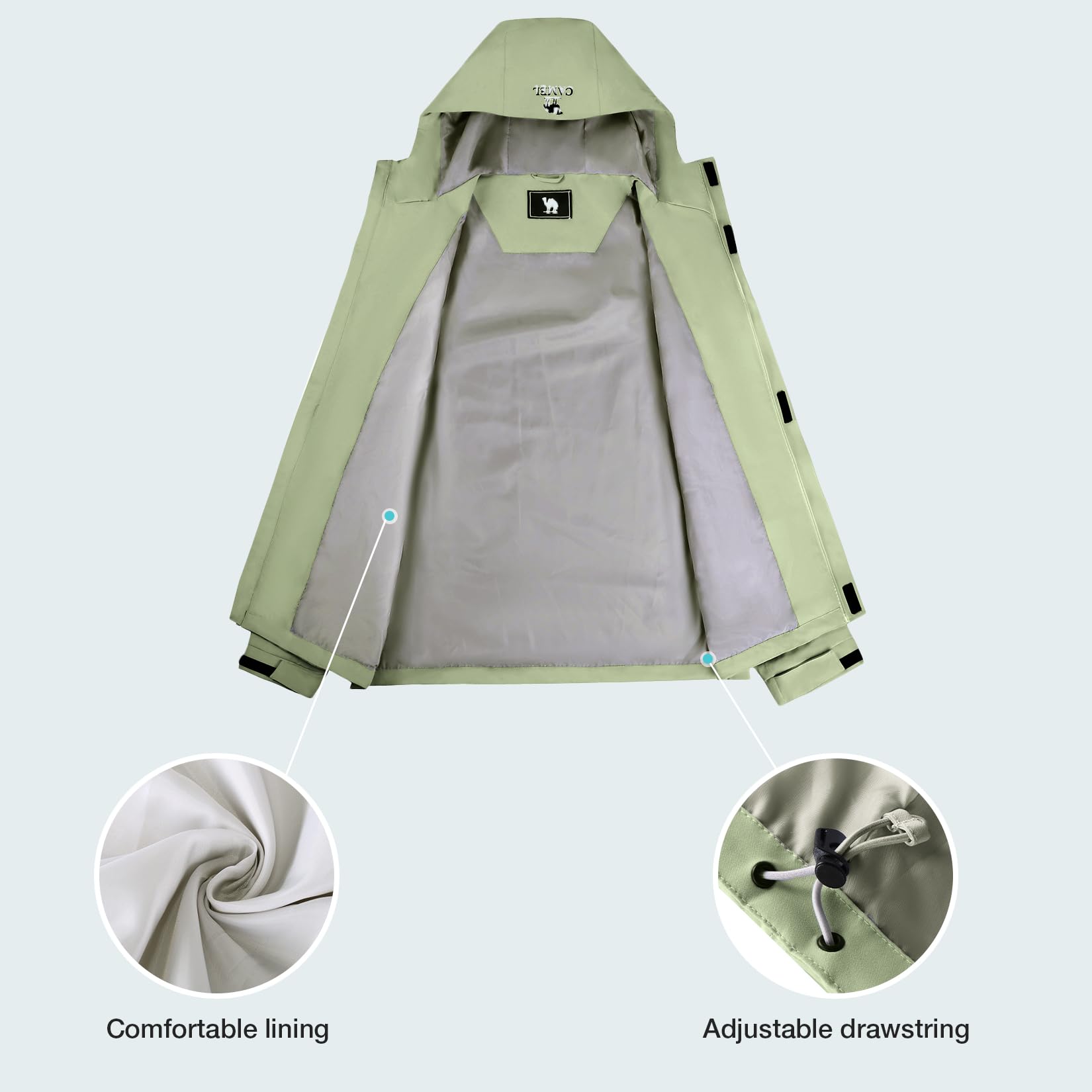 GOLDEN CAMEL Regenjassen voor  - Outdoor Adventure Windbreaker recensie en prijs
