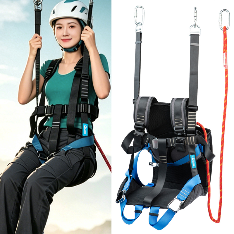 Veiligheidszitje voor buiten o - Outdoor Adventure Zipline recensie en prijs